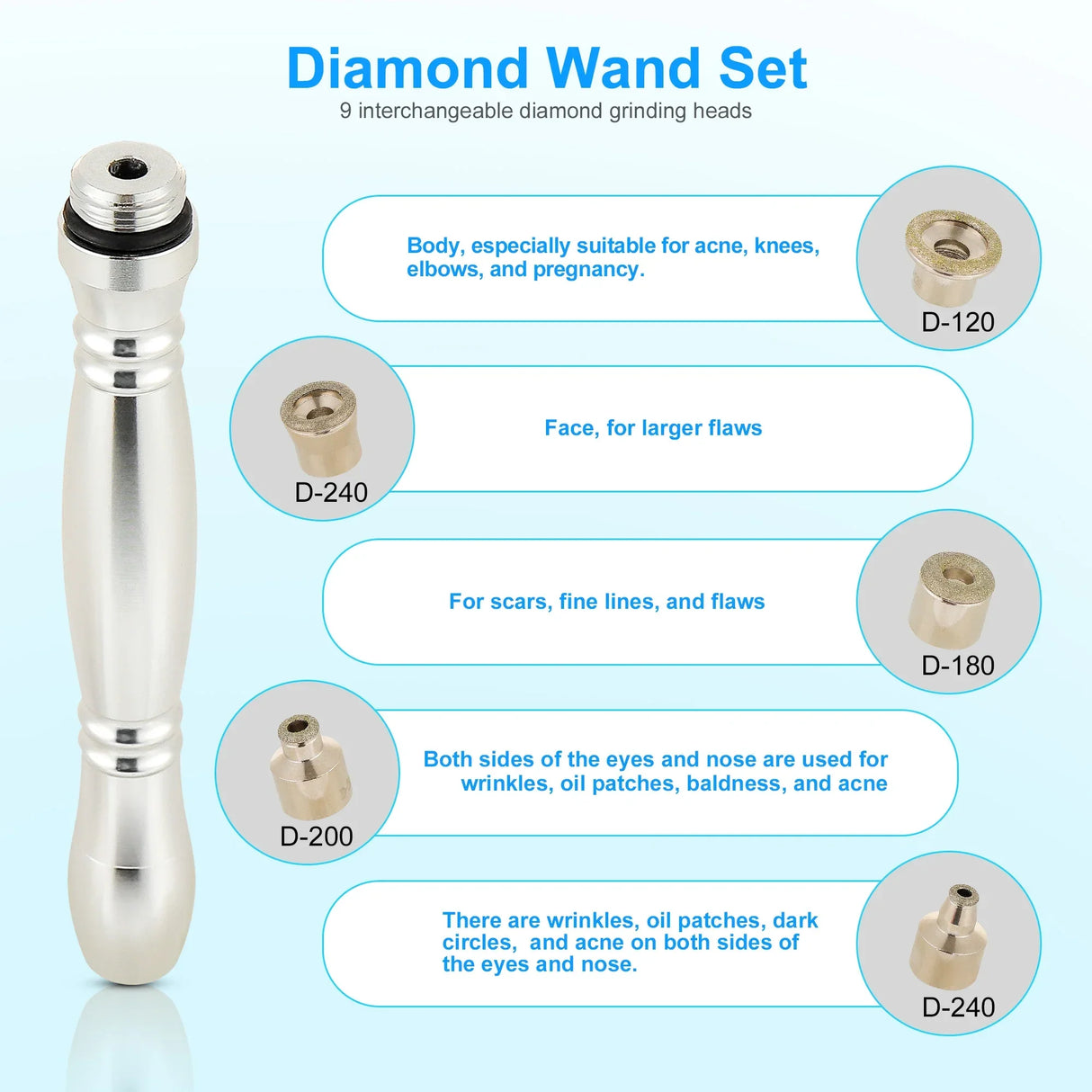 3In1 Diamond Microdermabrasion Machine Remove Wrinkle Blackhead Water