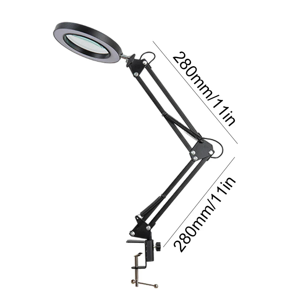 HD30 10X LED Magnifying Magnifier Illuminated Magnifier Lamp