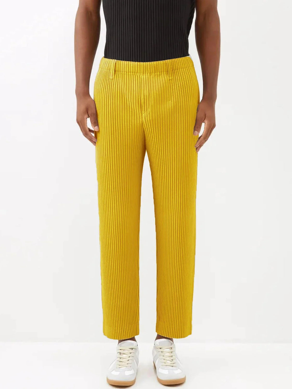 MI TEMPIO Men's Essentials New In Pleated Straight