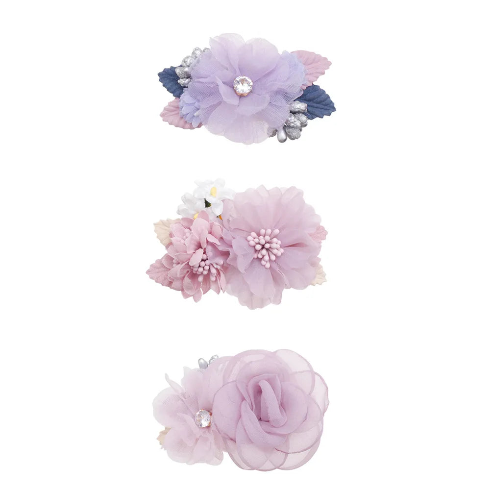 Baby Accessories Princess Flower Hairpins for Baby and