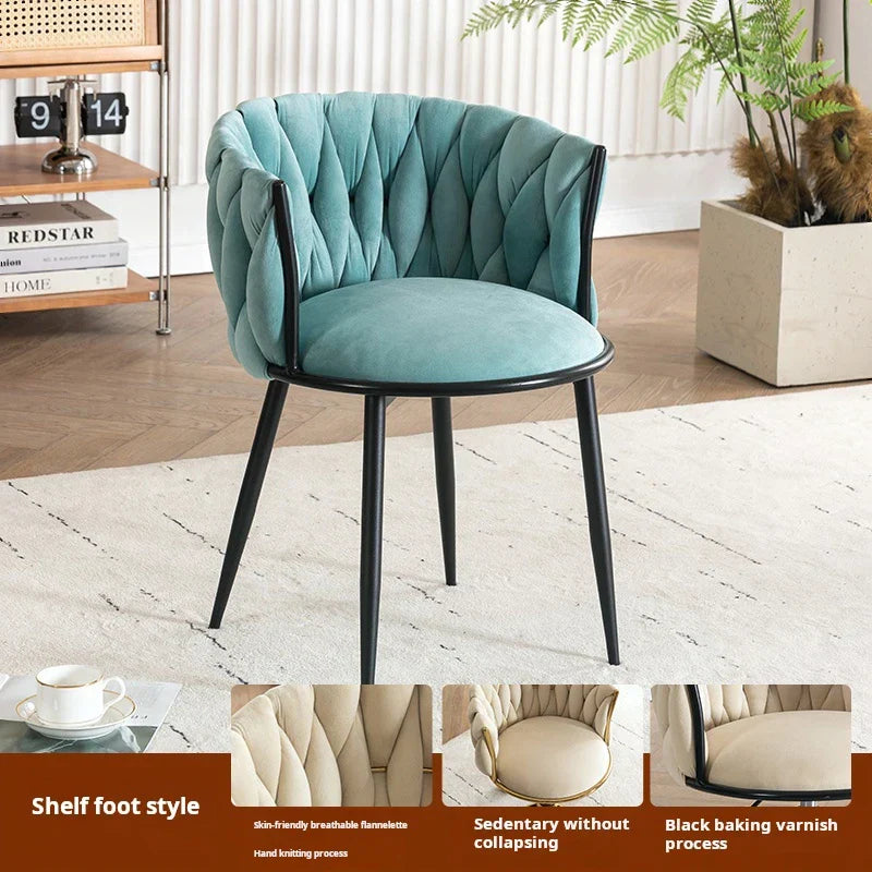 Living room velvet Armchair Fashion Design coffee chair