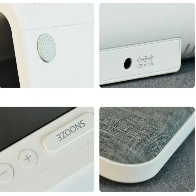 Creative 3 In 1 Bedside Lamp Wireless Charging