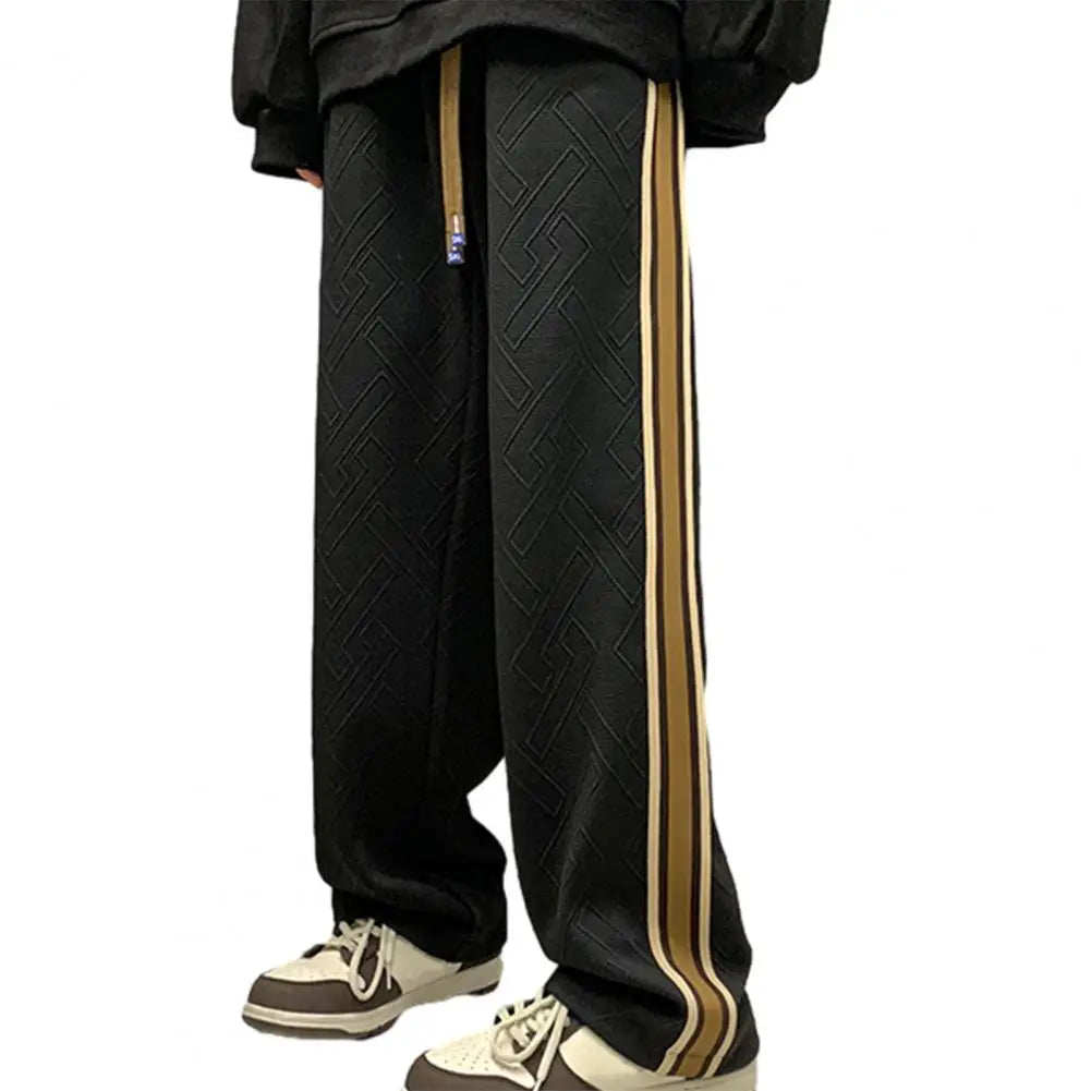 Men Pants Hip Hop Loose Wide Leg Elastic