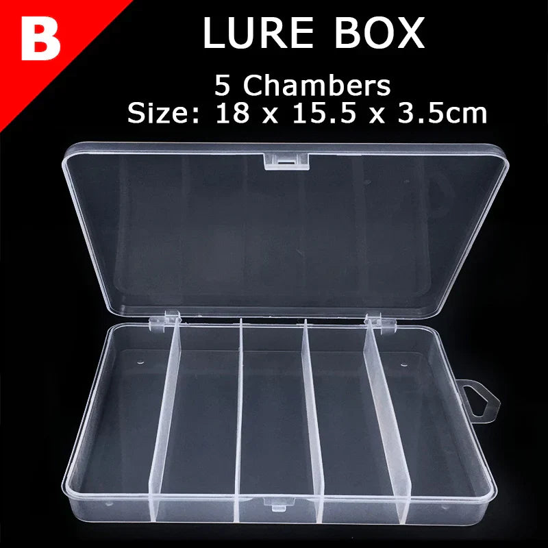 1PC Fishing Accessories Plastic Fishing Lure Box /