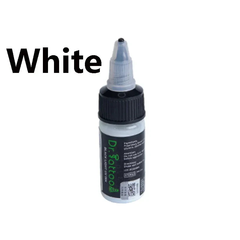 UV Tattoo Inks Pigment 8 Colors Professional Semi-Permanent