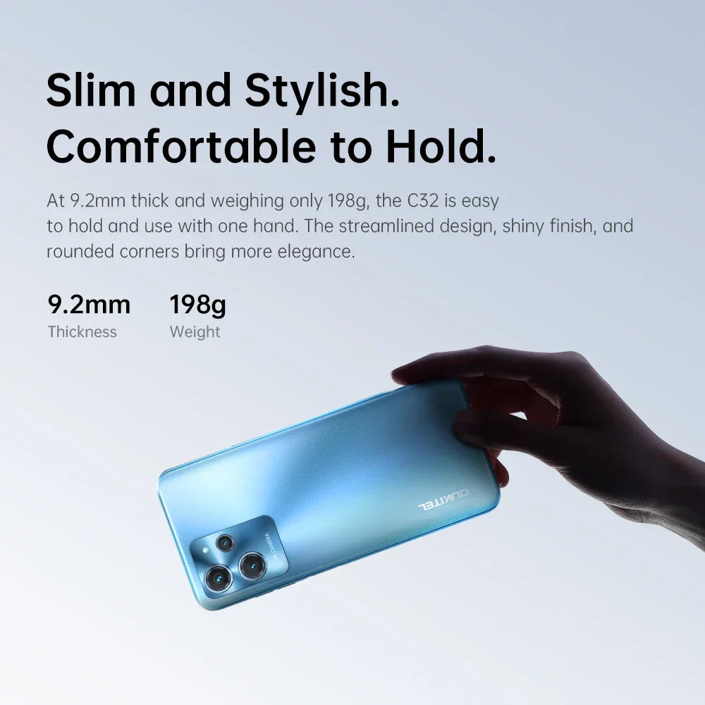 Oukitel C32 6.517" Smartphone Android 12 5150mAh Cell