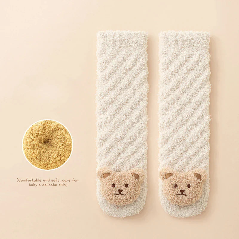 Newborn Baby Socks Cute Bear Socks Infant Kid