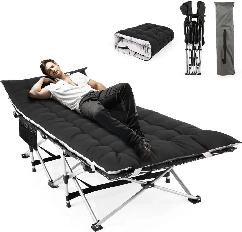 Camping Folding Outdoor Camping Travel Cot and Pad