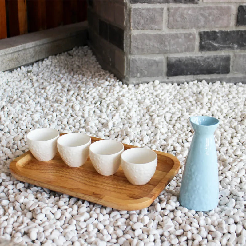 Glasses of Wine Set Sake Home Brewing Wine