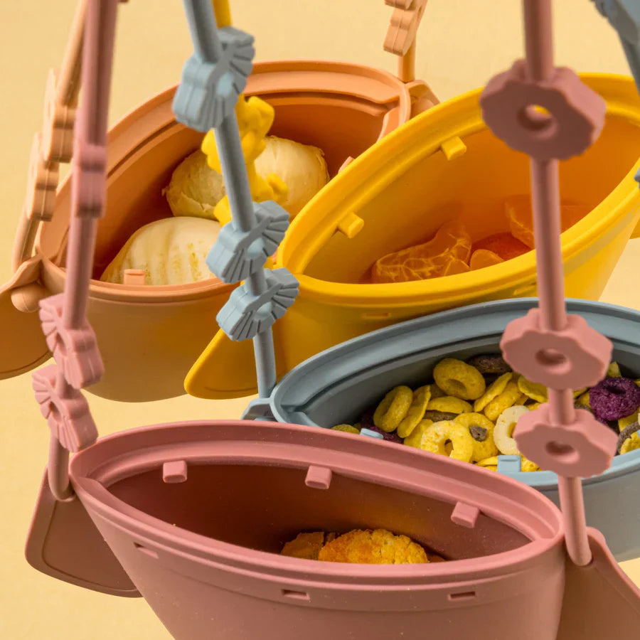 Stroller Pendant Anti-lost Chain Cartoon Food Storage Box