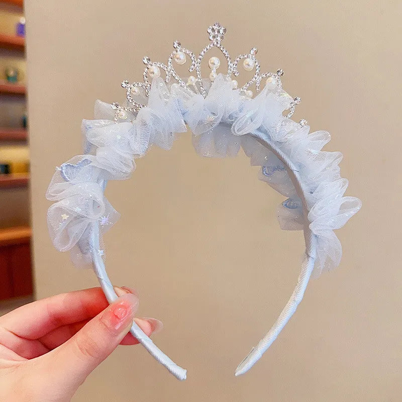 Kids Rhinestone Tiara Princess Headband for Girls Birthday