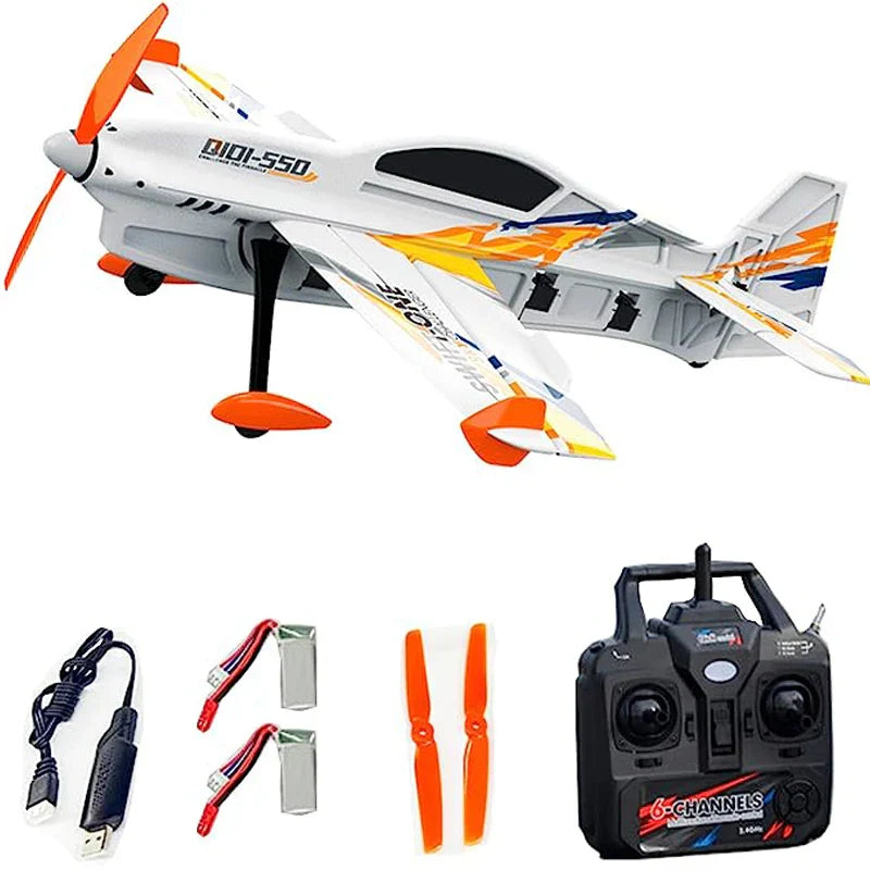 QIDI550 RC Plane 2.4G 500mm Wingspan Wind Resistant