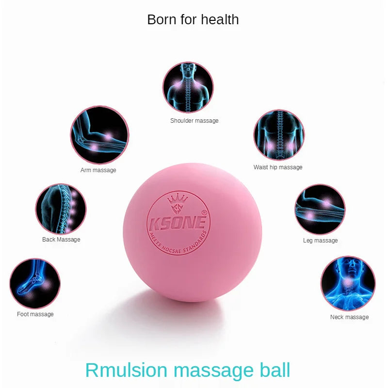 Rubber Fascia Massage Ball Yoga Fitness Muscle Relaxation
