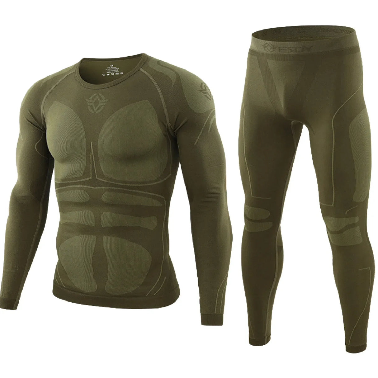 Men Sport Thermal Underwear Suits Outdoor Cycling Compression