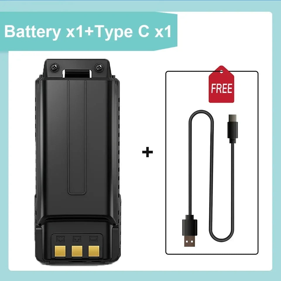 BF-F8HP Battery BaoFeng UV-5R USB Type c Original