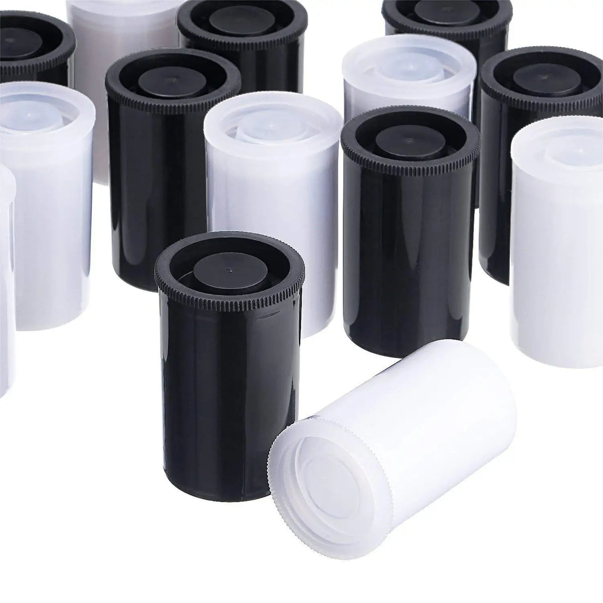 50pcs 33MM Plastic Empty Film Canister Camera Reel