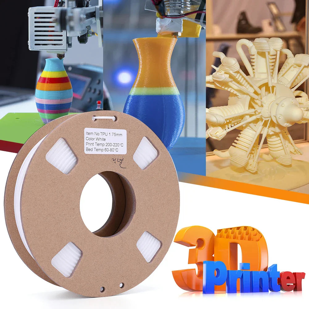 TPU 3D Printing Materials Dimensional Accuracy +/- 0.05mm