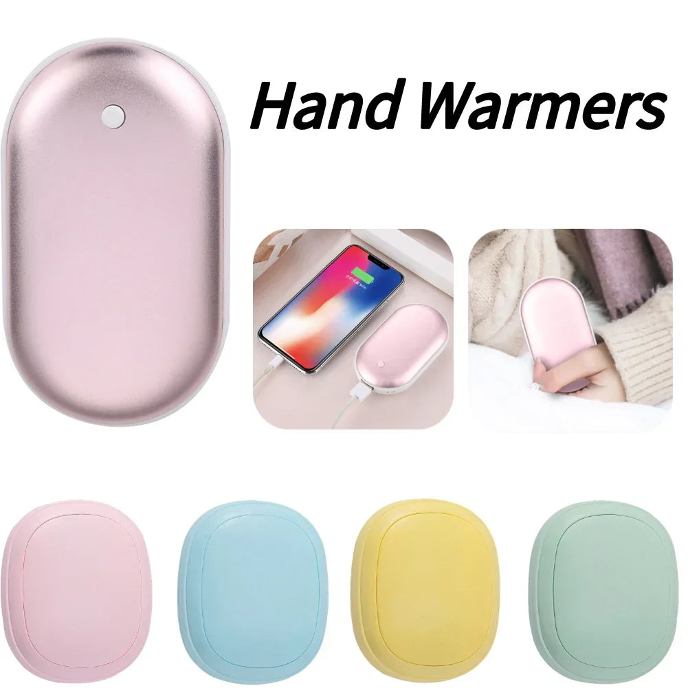 2-in-1 Pocket Heater 3 Levels 5000mAh Power Bank