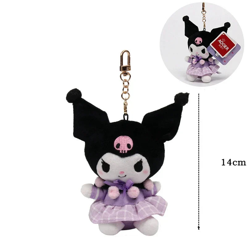 Sanrio Plush Toys Fantasy Cinnamoroll Kuromi Pendant Bag
