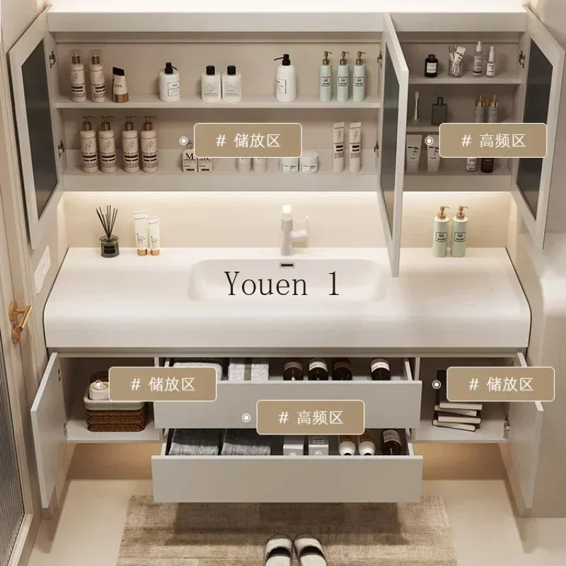 Wall Shelf Sink Bathroom Cabinet Shelfs Accessories Toilet