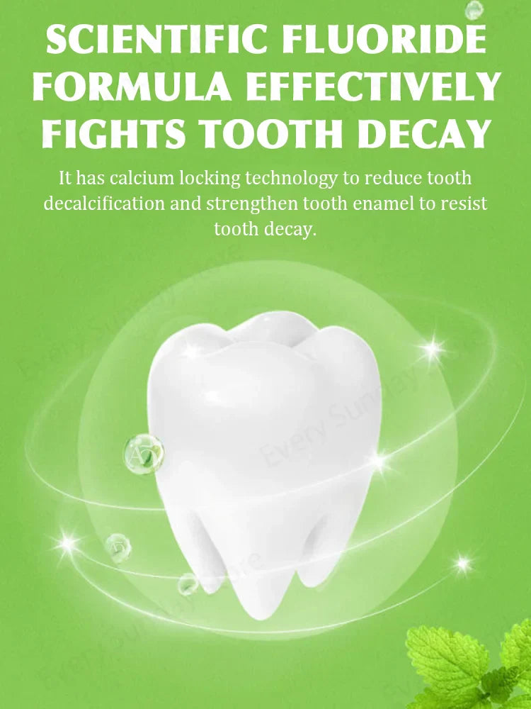 Best-selling, scientific fluoride repairs cavities, removes cavities, cleans
