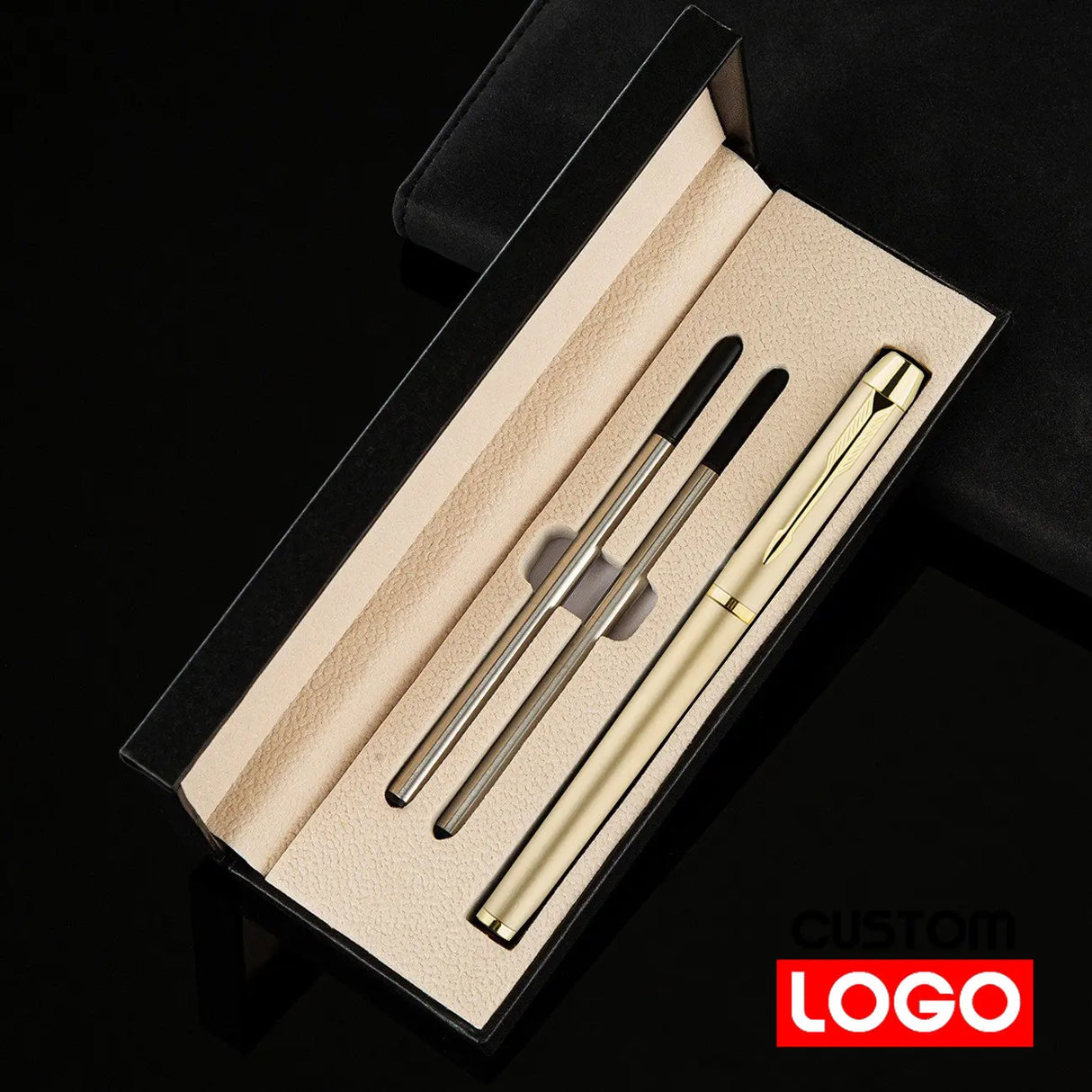 Luxury Metal Gel Pens In Gift Box Custom