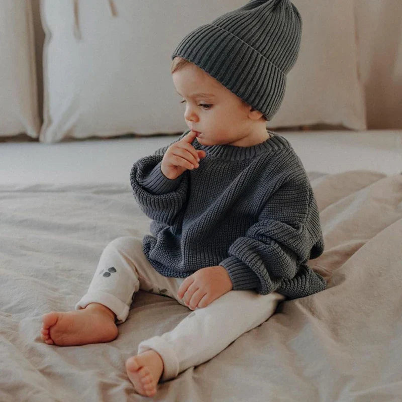 Children Baby Loose Sweater Knitted Autum Winter Baby