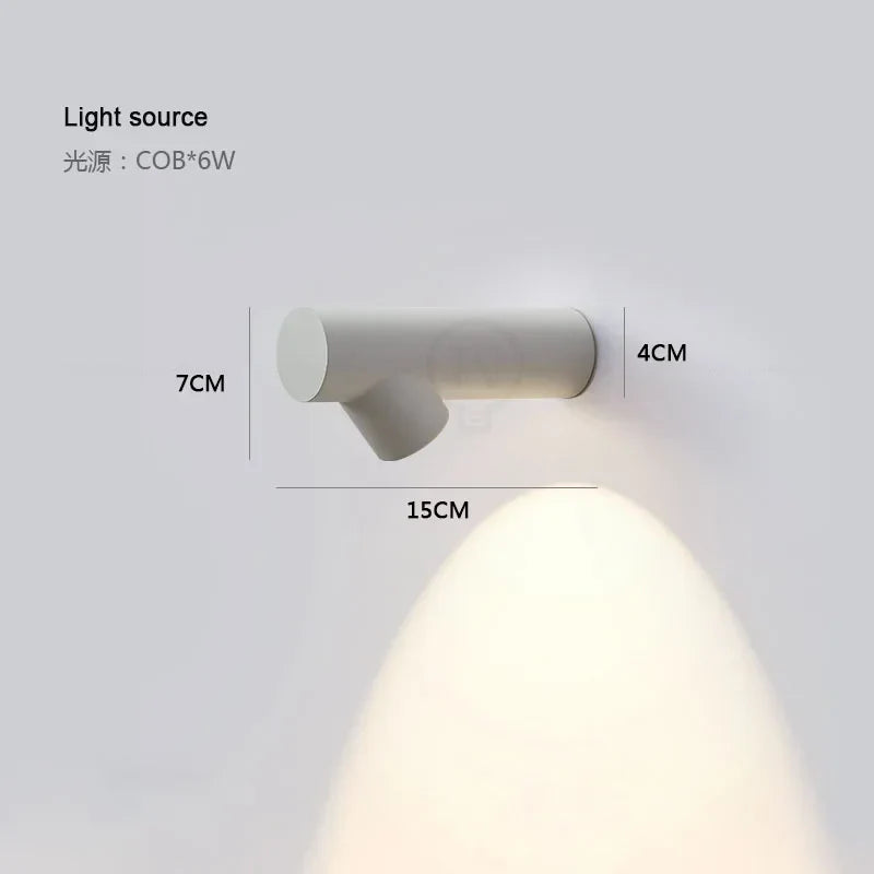 6W COB Waterproof AC85265V Surface Mounted LED Wall
