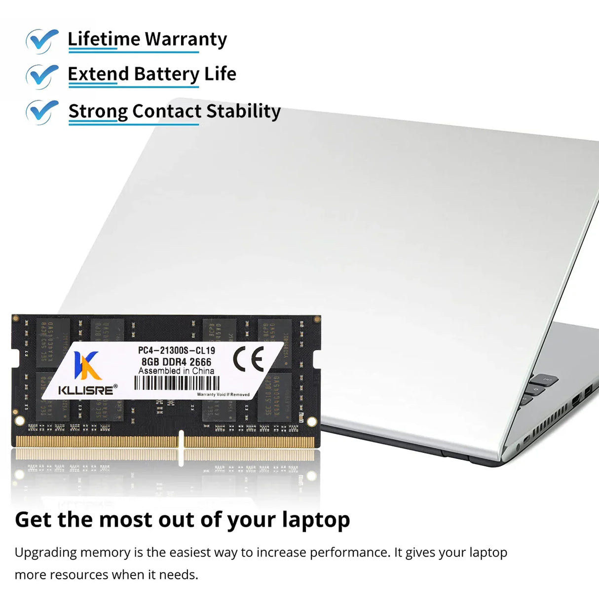 Kllisre DDR3 DDR4 8GB 4GB 16GB laptop Ram