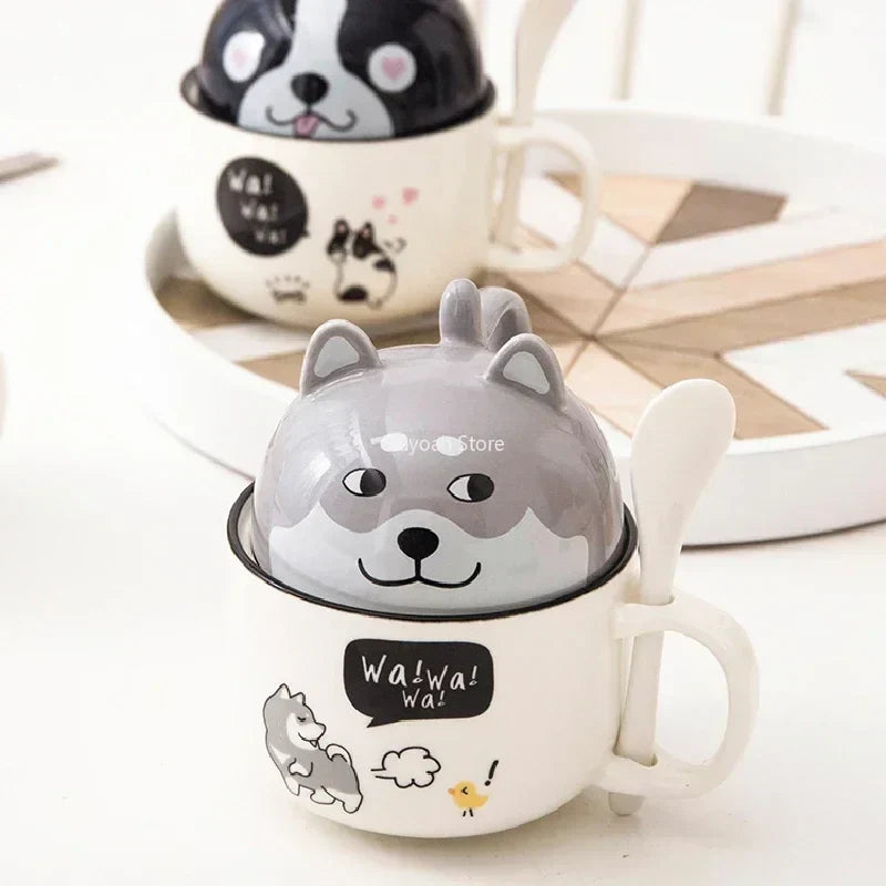 Cartoon Animal Ceramic Coffee Cup Creative Ke Jiquan