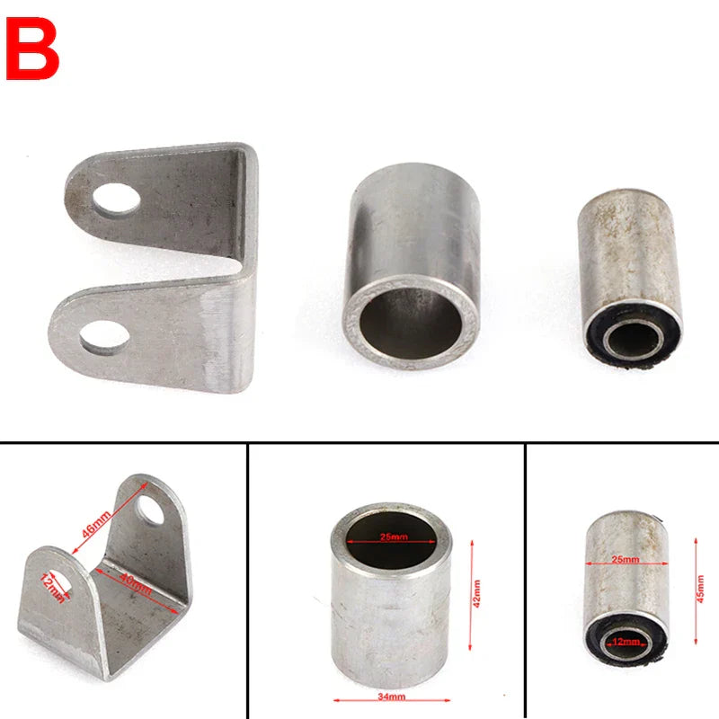 Swing arm Mount Brackets With Bushings hanging lugs