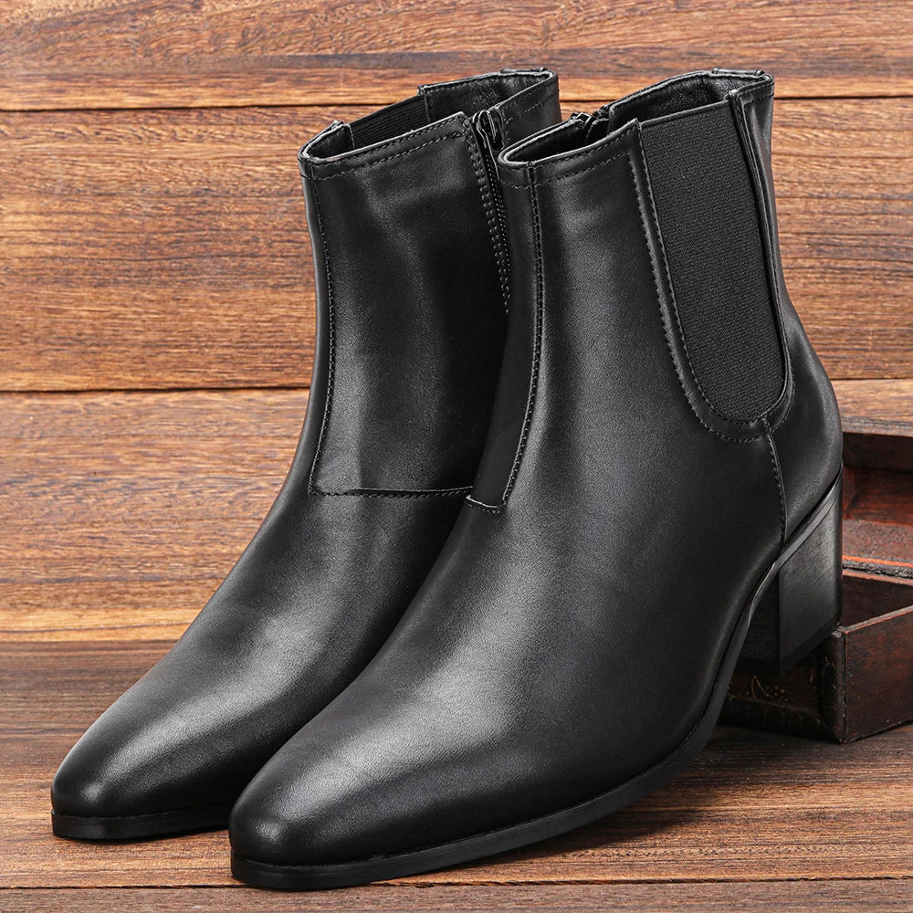 Size 40~46 Men Heightened Shoes Fashion Men highheeled