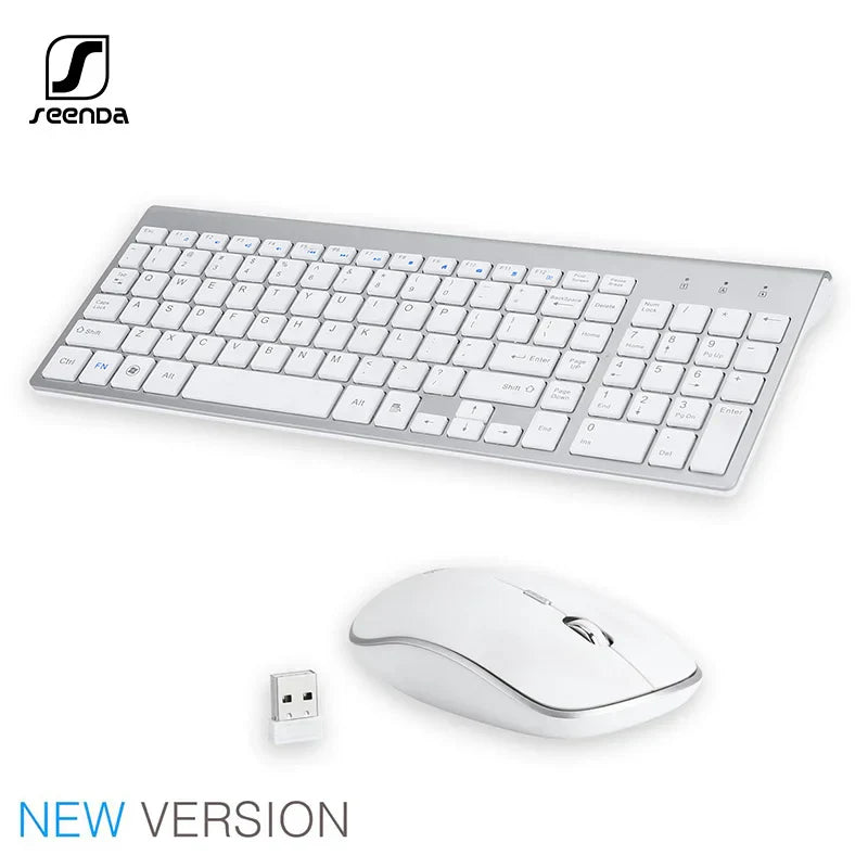 SeenDa Russian Spain Wireless Keyboard and Mouse Combo