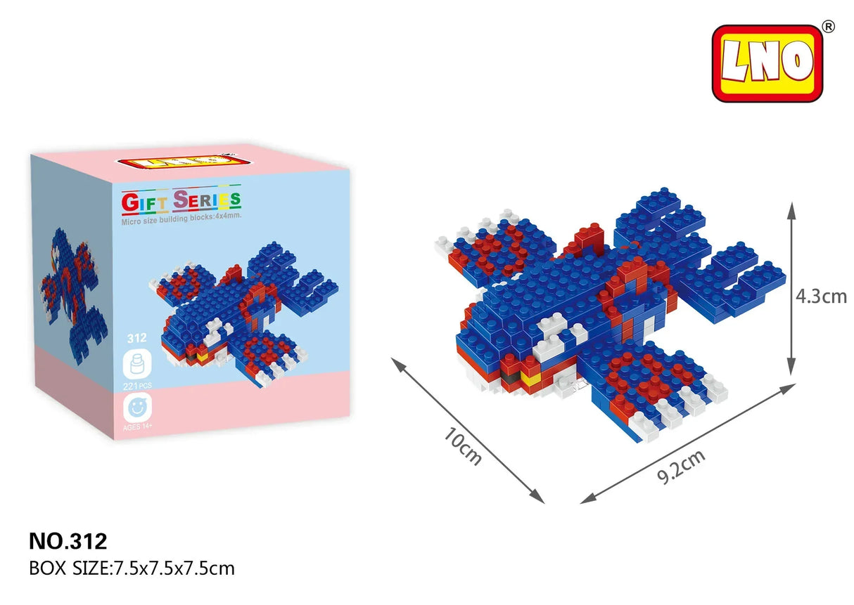 Pokemon Dracaufeu Cartoon Building Blocks Anime Characters Groudon