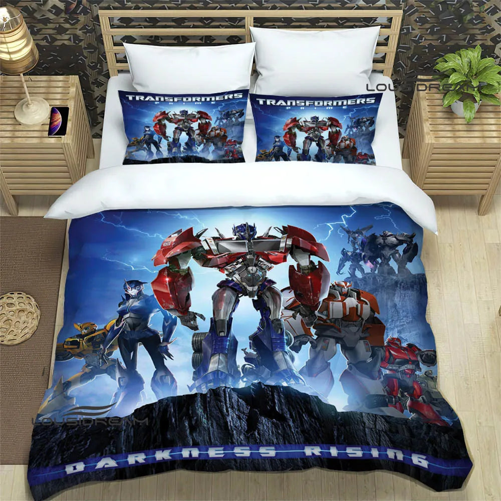T-Transformers Cartoon Bedding Sets exquisite bed supplies set