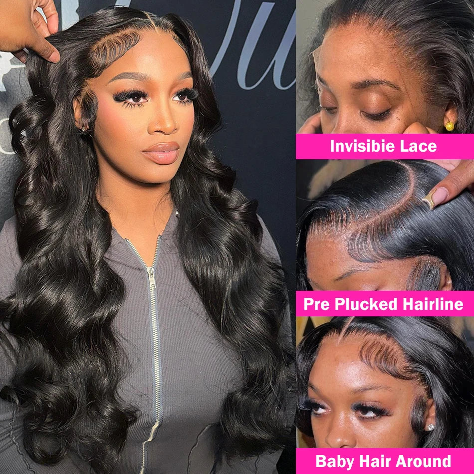 Body Wave 13x4 13x6 HD Lace Front Human