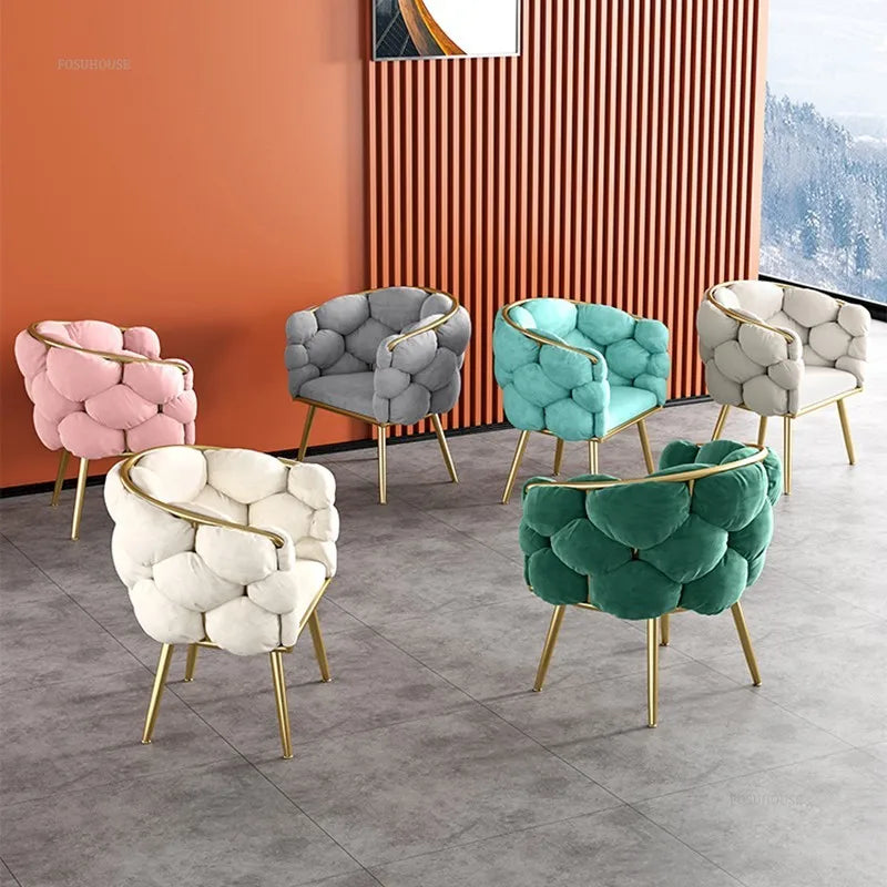 Nordic Metal Living Room Chair for Living Room