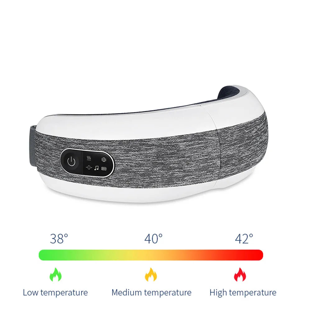 Bluetooth Music Intelligent Eye Massager 5S 42-50Degree Vibration