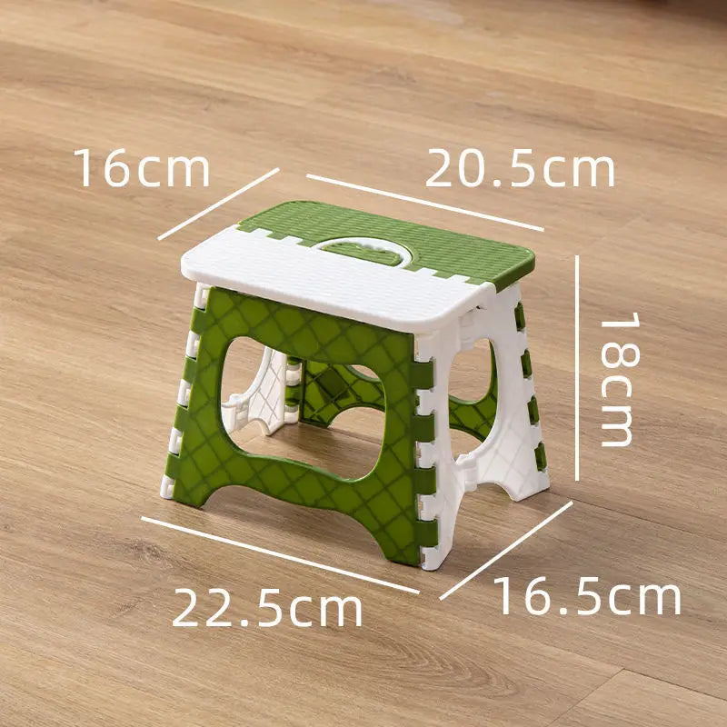 Thickened Plastic Folding Furniture Stool Portable Mini Outdoor