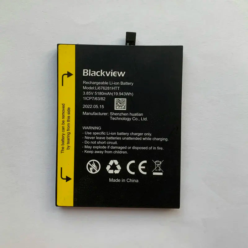 For Blackview BV7200 Battery Original Batteria 5180mAh Mobile