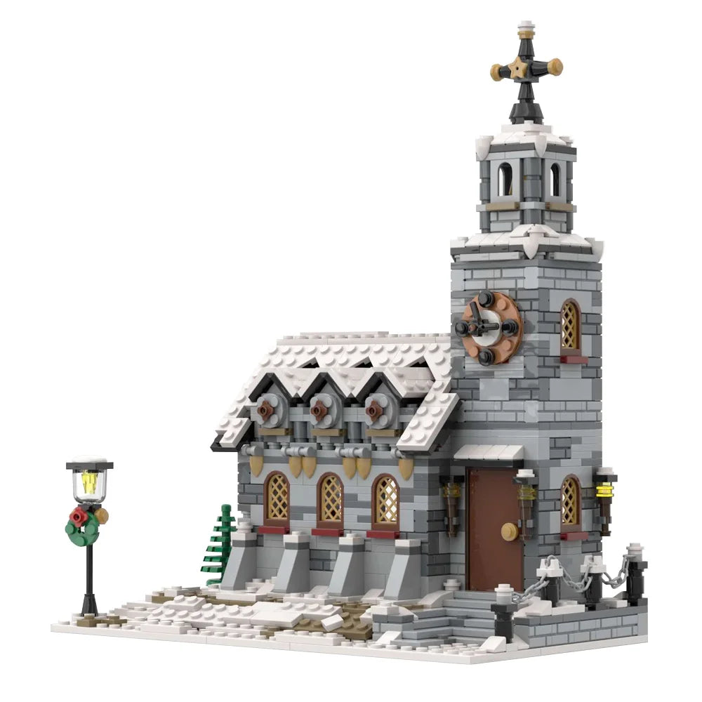 MOC Christmas Winter Village Cafeby Building Holiday Cottage