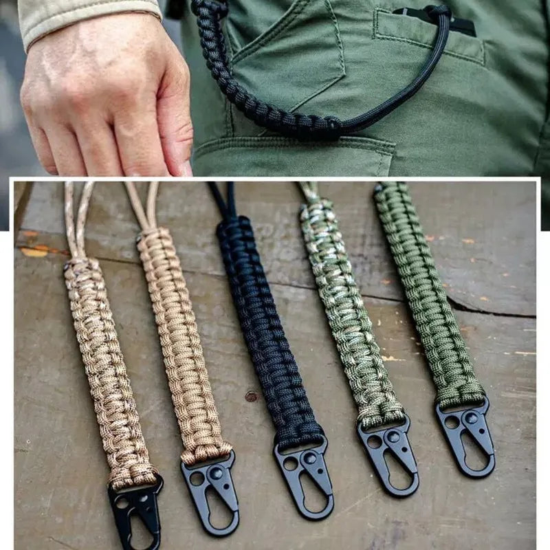 Camping Tactical Anti-lost 9 Core Paracord Waist Hanging