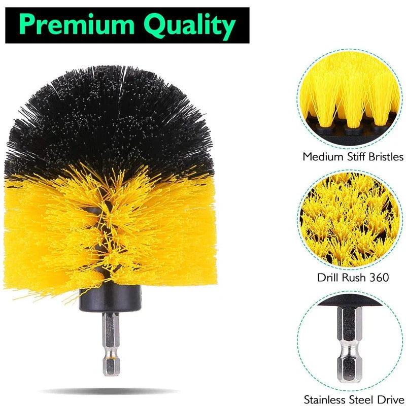 Electric Drillbrush Scrub Pads Grout Power Drills Scrubber