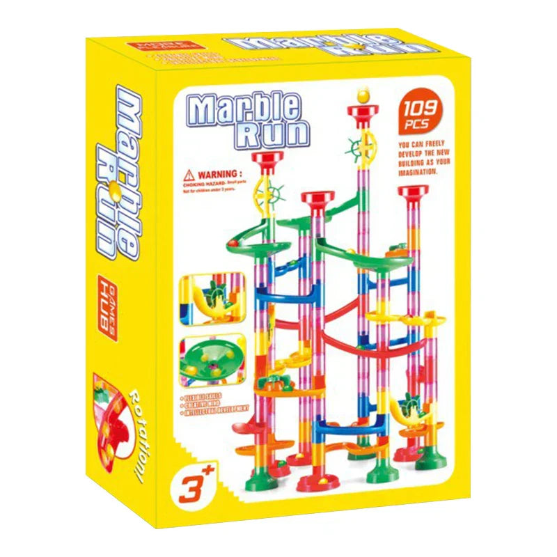Marble Run Race Track Building Blocks Kids 3D