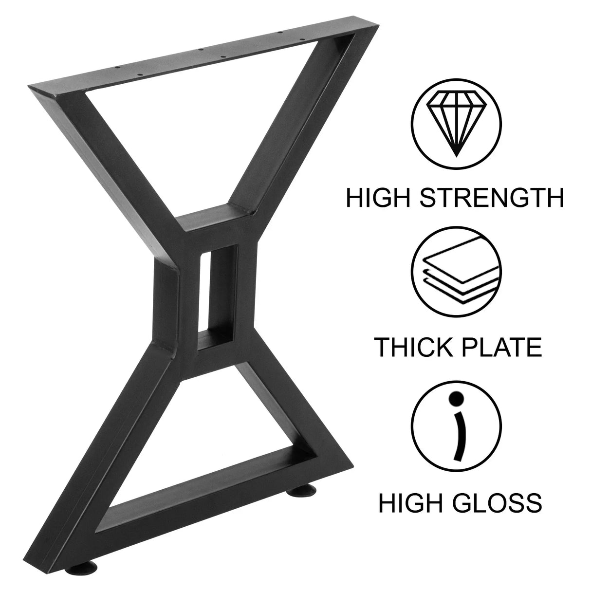 VEVOR 2PCS Table Legs Metal Simple DIY Table