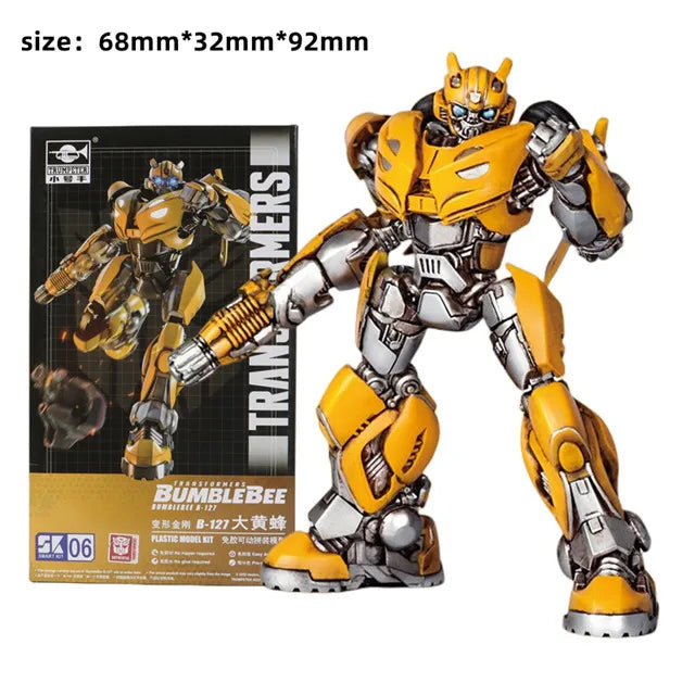 Transformer Toy Bumblebee Action Figure Mecha Assembled Glue-Free