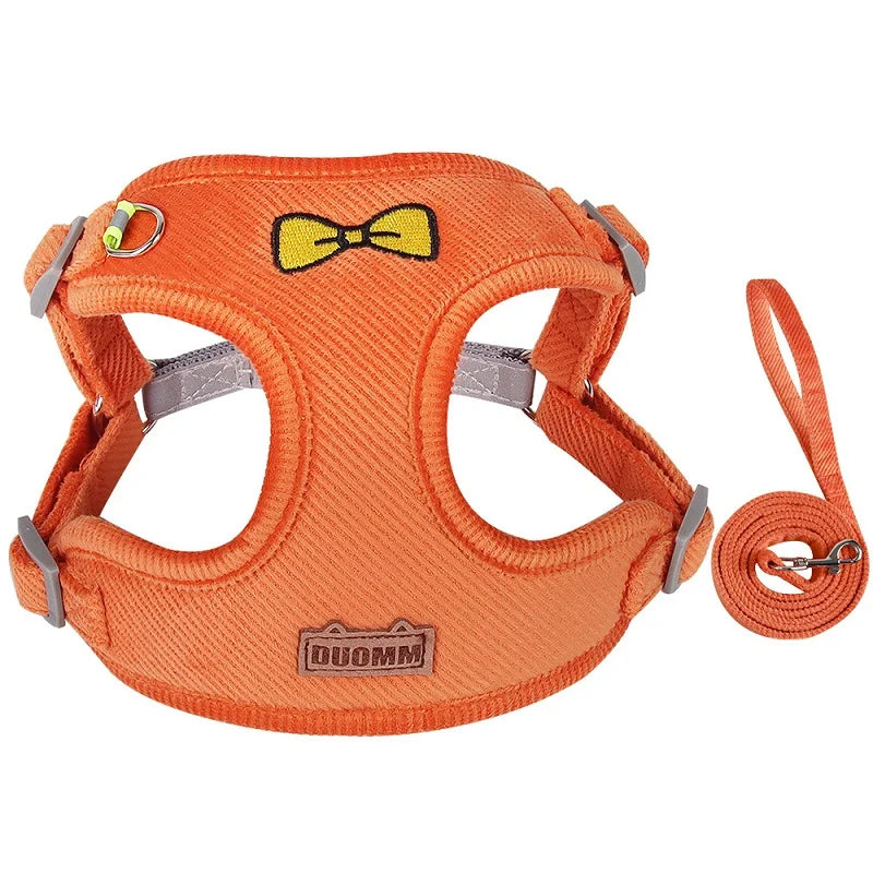 Dog Harness Dog Leash Reflective Puppy Harness Collar
