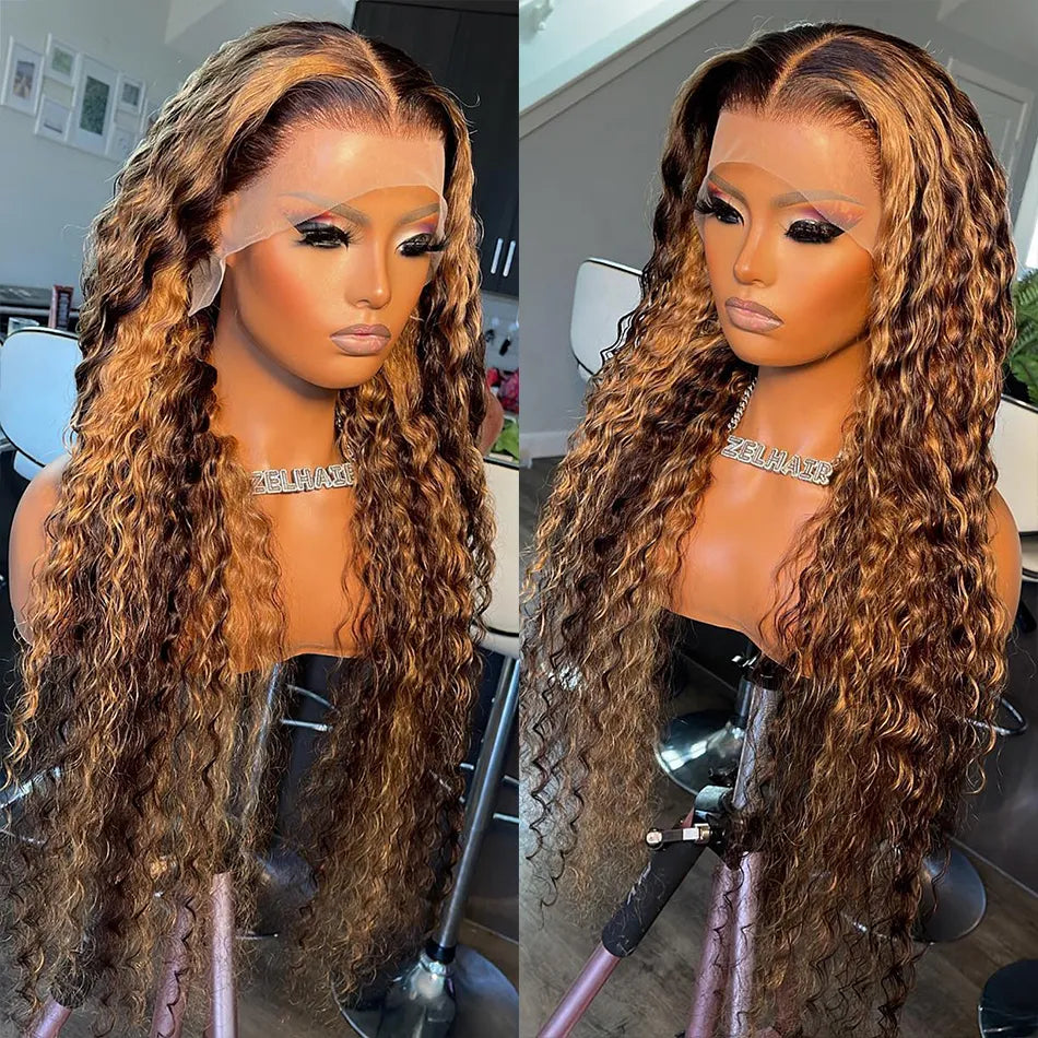 13x6 Hd Lace Highlight Wig Human Hair Wigs