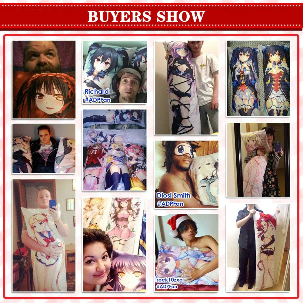 Anime Chainsaw Man Makima Cosplay Dakimakura Pillow Case