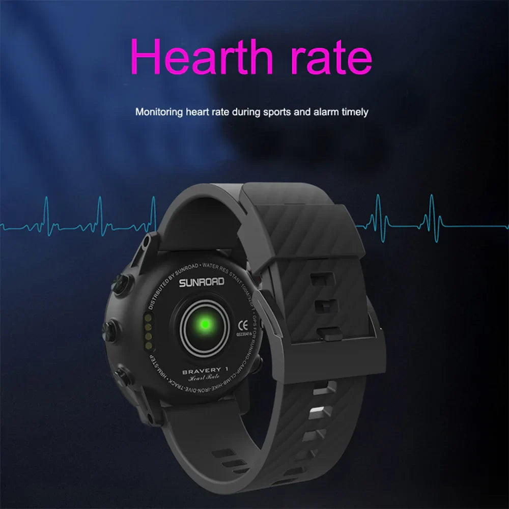 1.28 Inch Outdoor GPS Sports Watch Waterproof Fitness